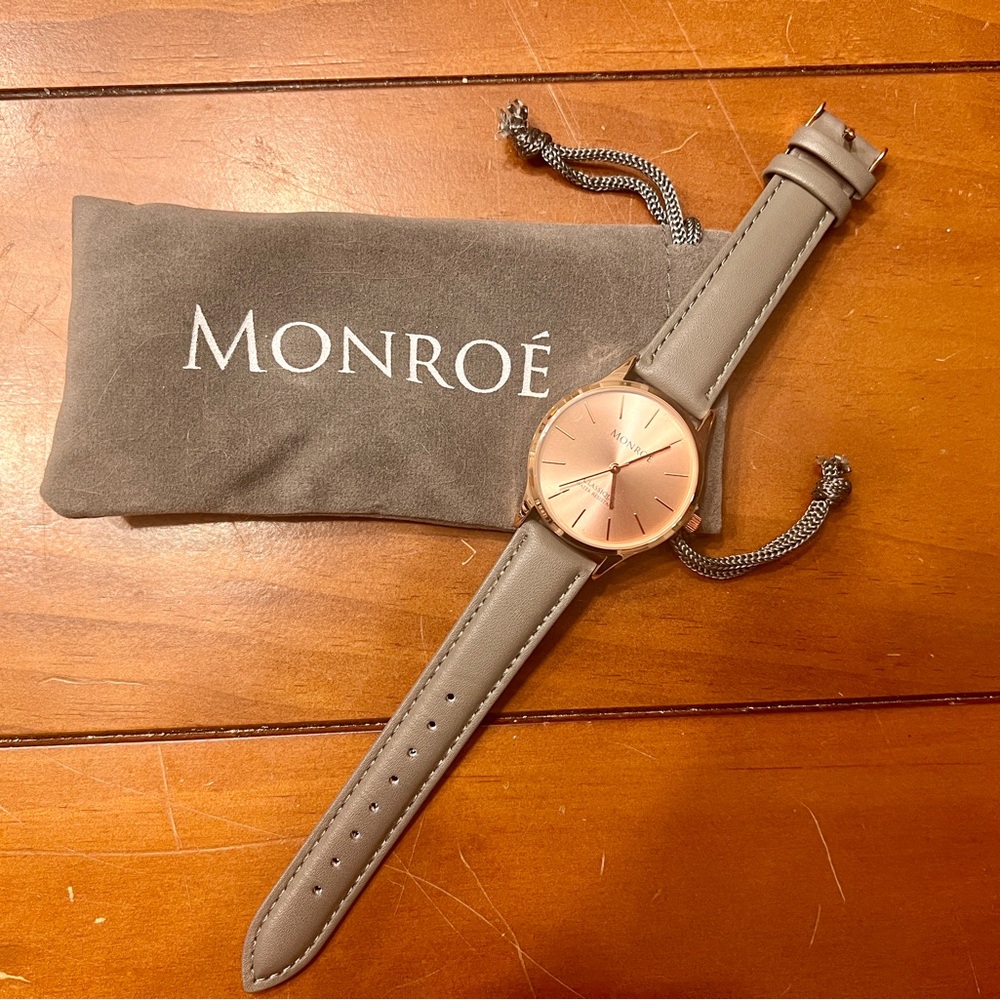 Monroe Classique Rose Gold Watch